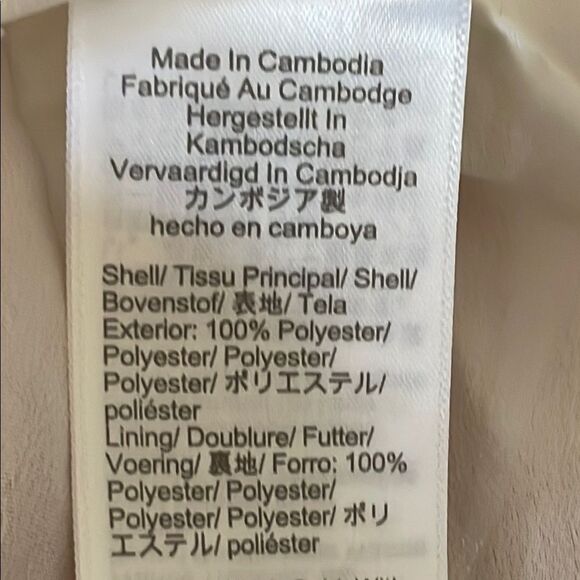 J. Crew Factory V-Neck Clip-dot Women's Blouse - Picture 4 of 5